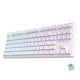 RK Royal Kludge RK87 Wireless White RGB Mechanical Gaming Keyboard - Blue Switch