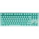 FANTECH (MK856) GAMING KEYBOARD TKL WHITE GREEN AND RED