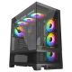 K Gaming 245-3-B Mid Tower ARGB PC Case - Black