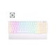 Royal Kludge RK96 Wireless White RGB Mechanical Gaming Keyboard - Brown Switch