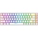 Wireless Mechanical Keyboard Mira 60% Wireless/BT/Wired - White