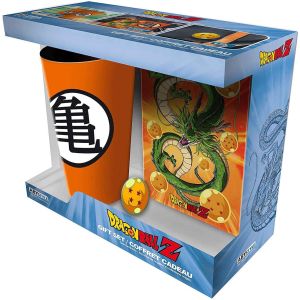 DRAGON BALL - XXL glass + Pin + Pocket Notebook Dragon