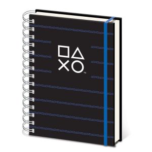DELE - PLAYSTAION (PINSTRIPE DARK) A5 WIRO NOTEBOOK (SR74180)