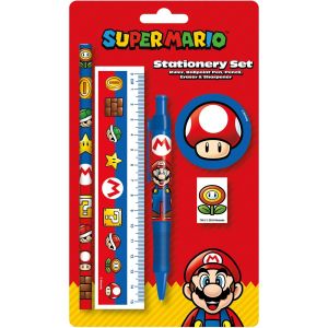 SUPER MARIO ESSENTIAL STATIONERY SET (SR74703)