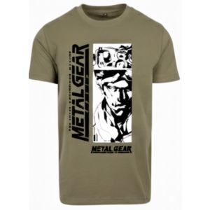 Adults Printed Metal Gear Solid T-Shirt Khaki - XL