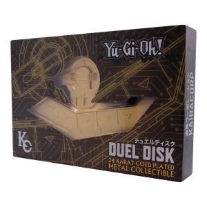 Yu-Gi-Oh 24K Gold Plated Duel Disk Mini Replica