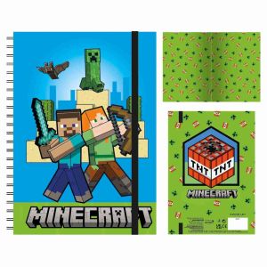 Minecraft (Steve and Alex) - A5 Notebook