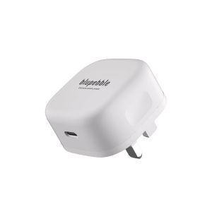 BluPebble 30 W GaN PD Single-Port Fast Charging Adapter – White