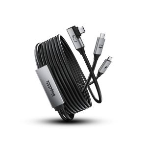 BLUPEBBLE USBC TO USBC 36W VR LINK CABLE 5M BLACK