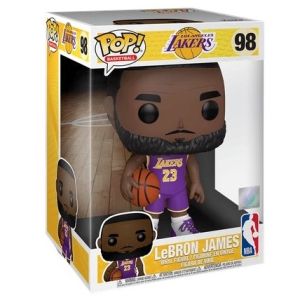 Pop! Jumbo Basketball: NBA Lakers - LeBron James (Purple Jersey)