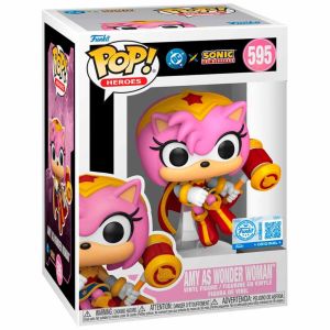 Pop! Heroes: Justice League × Sonic - Amy as Wonder Woman