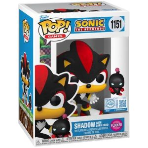 Pop! Games: Sonic the Hedgehog - Shadow with Chao (Flocked)