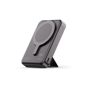 BluPebble 15W Qi2 Core Pod Grip 10000mAh MagSafe Power Bank – Black