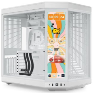 HYTE Y70 TOUCH INFINITE CASE 14.5 SNOW WHITE