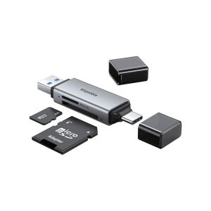 BLUPEBBLE 2IN1 USB A+USBC CARD READER