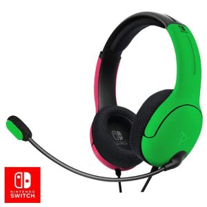 Nintendo Switch Wired Headset LVL-40 (Pink/Green)