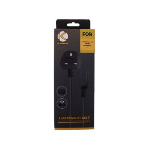 KGaming C13 UK Plug PC Power Cable - 1.5M