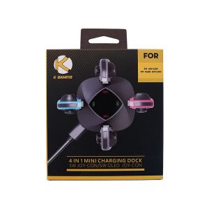 KGAMING SW LITE / OLED 4 in1 Joy-Con Charging Dock black