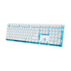 Royal Kludge 918 White RGB Wired Mechanical Gaming Keyboard - Brown Switch
